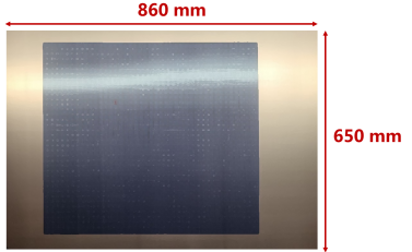 大面积分区测试板